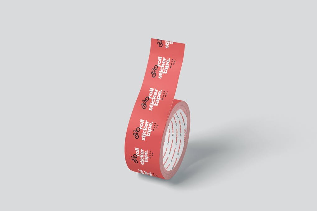 Sticker Tape Roll Mockups