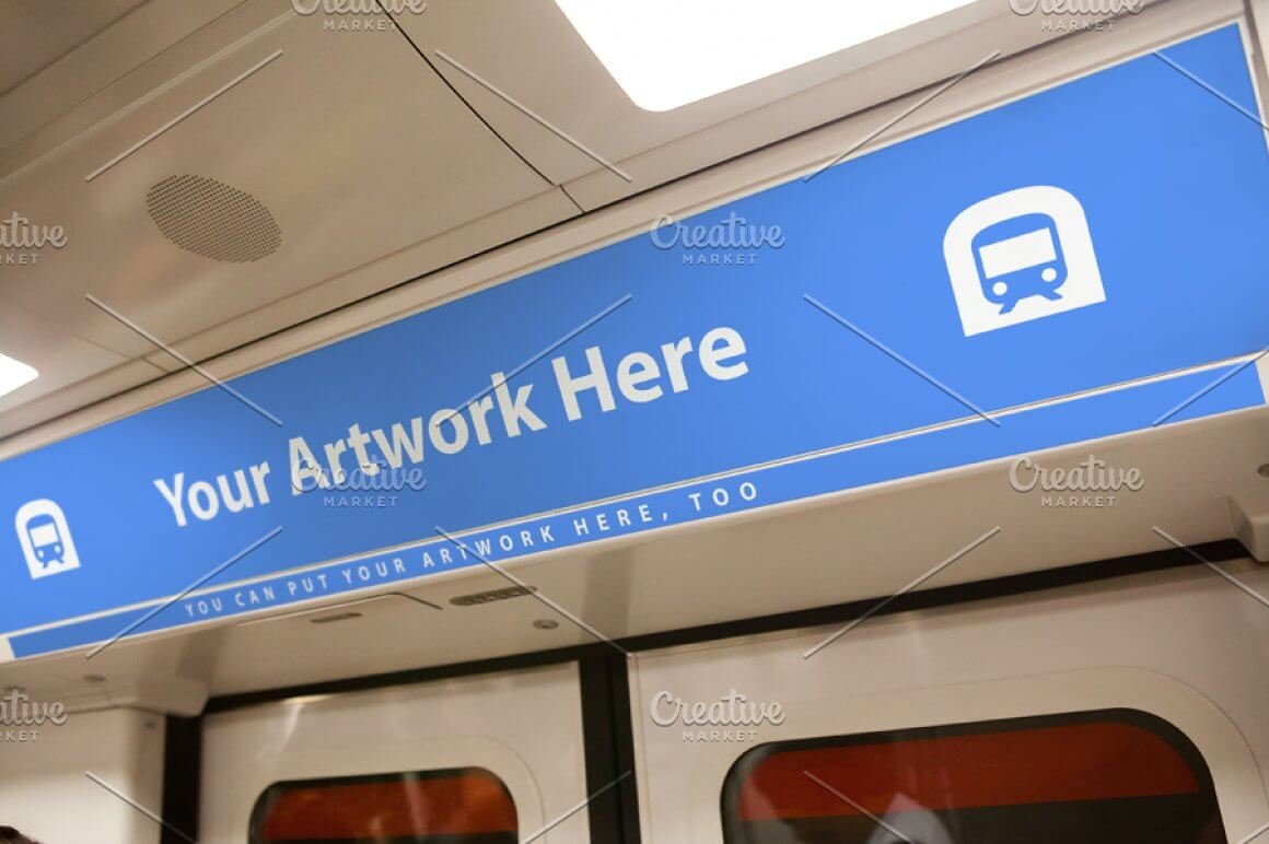 Subway Advertising Mockup