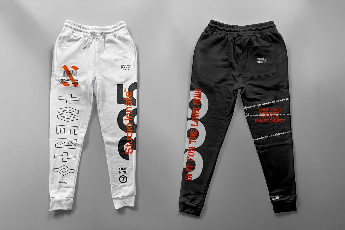 Free Sweatpants Mockup