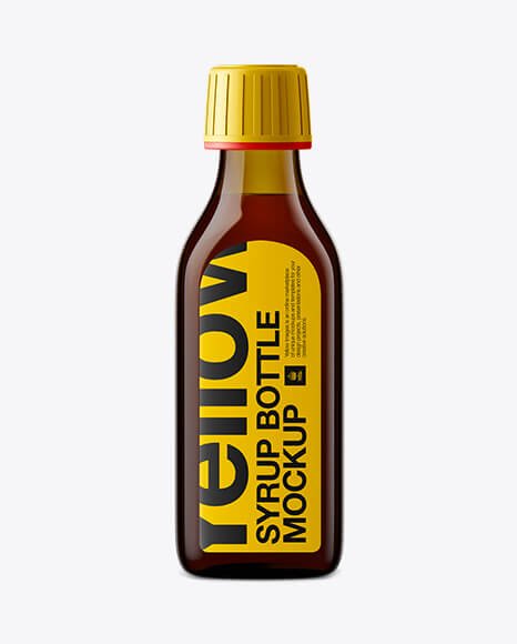 Syrup Bottle Mockup (2)