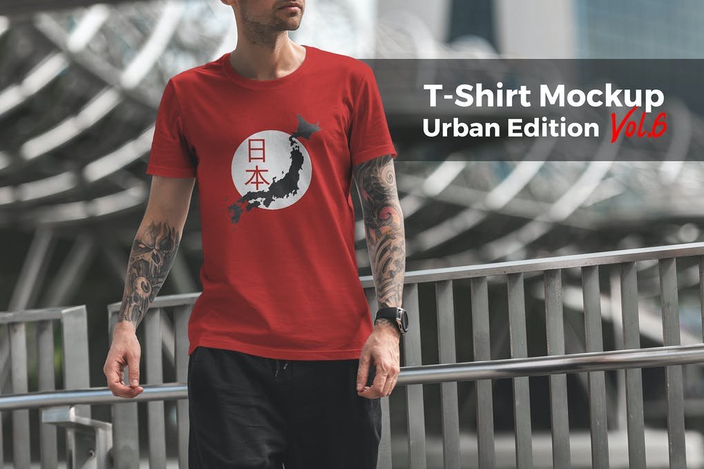 T-Shirt Mockup Urban Edition Vol. 6