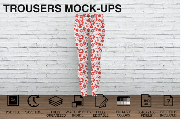 Trousers Mockups - Woman Clothing Mockups