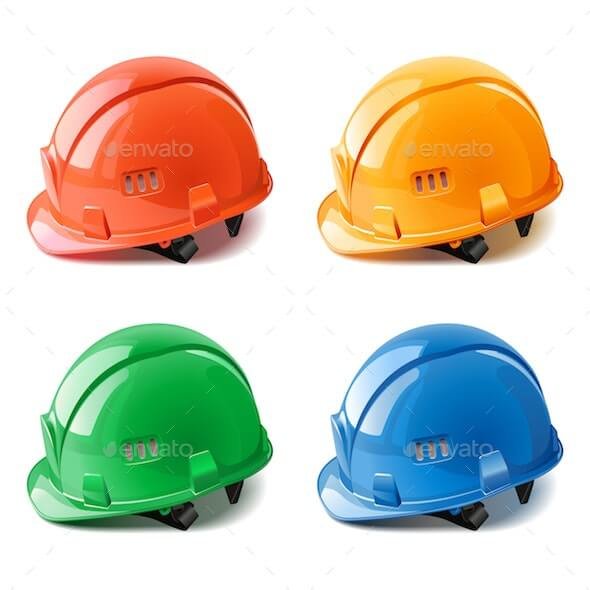 Vector Construction Helmets