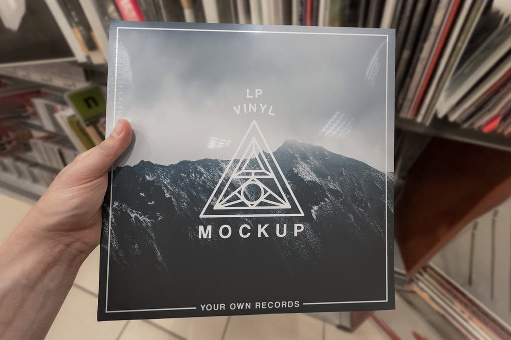 Vinyl Shop Mockup