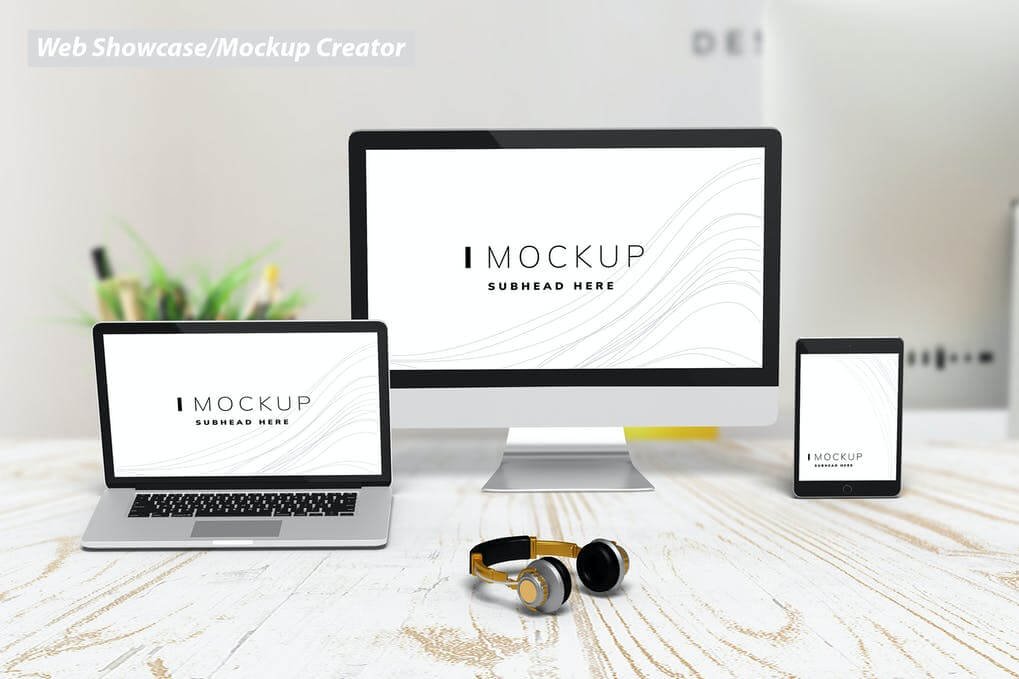 Web Showcase Mockup Creator