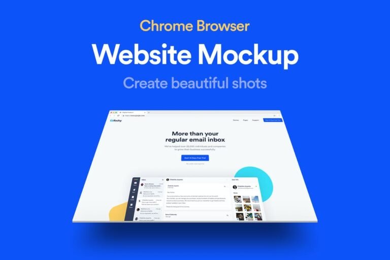 42+ Best Web Browser Mockup PSD Presentation Template