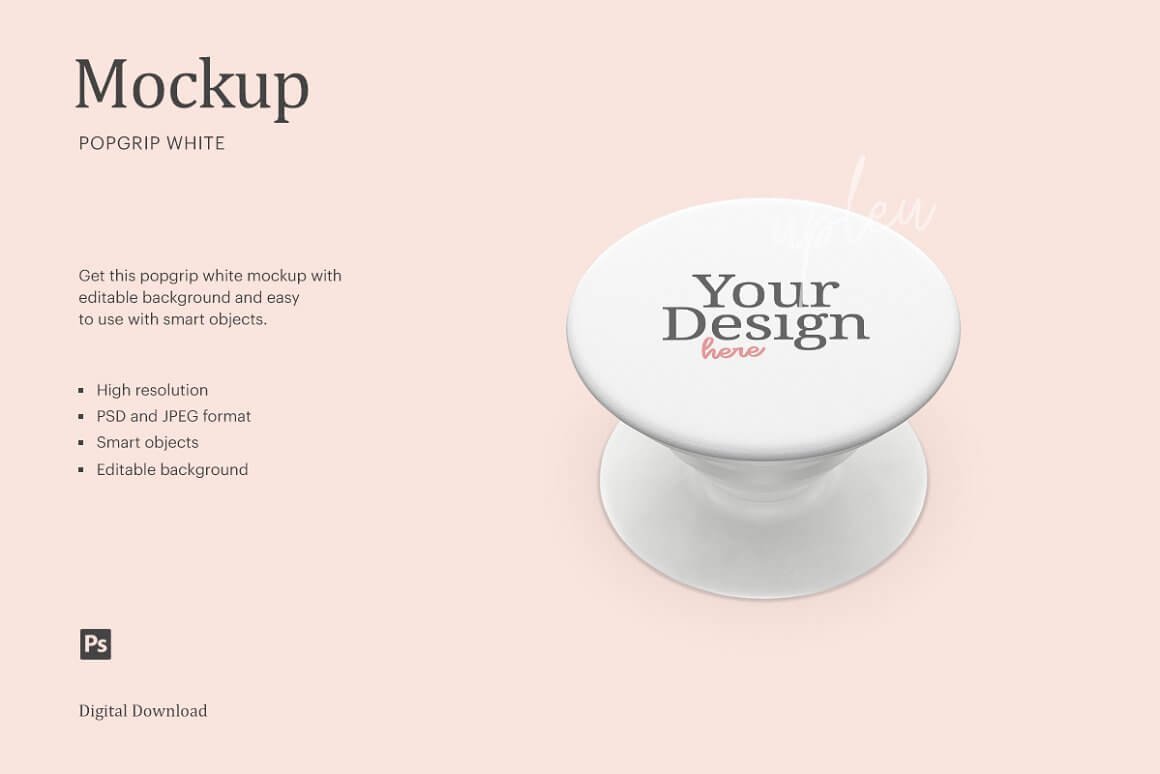 Download 18 Best Popsocket Mockup Psd Templates Free Premium