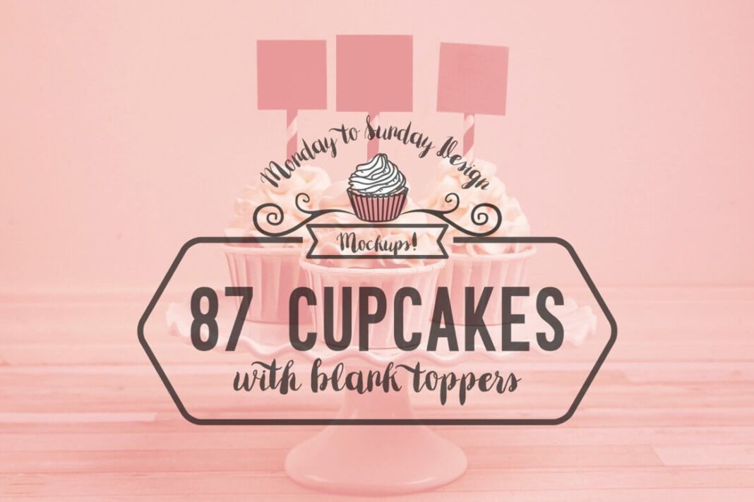 18+ Cute Cake Topper Mockup PSD Templates - Mockup Den