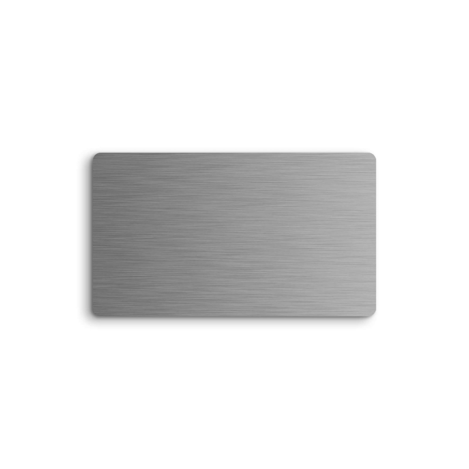 Blank Free Metal Card Mockup PSD Template