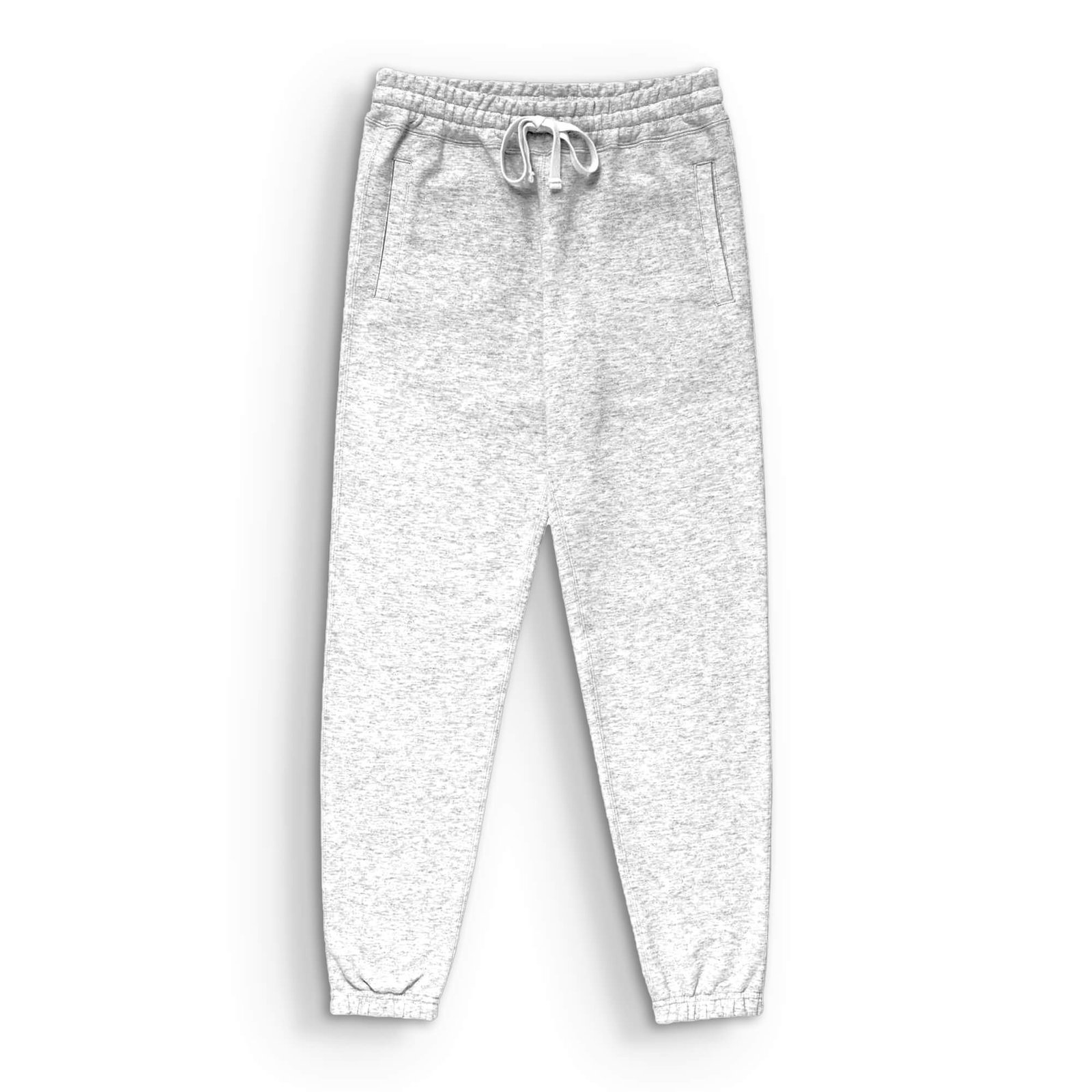 Sweatpants man template front back views Vector Image