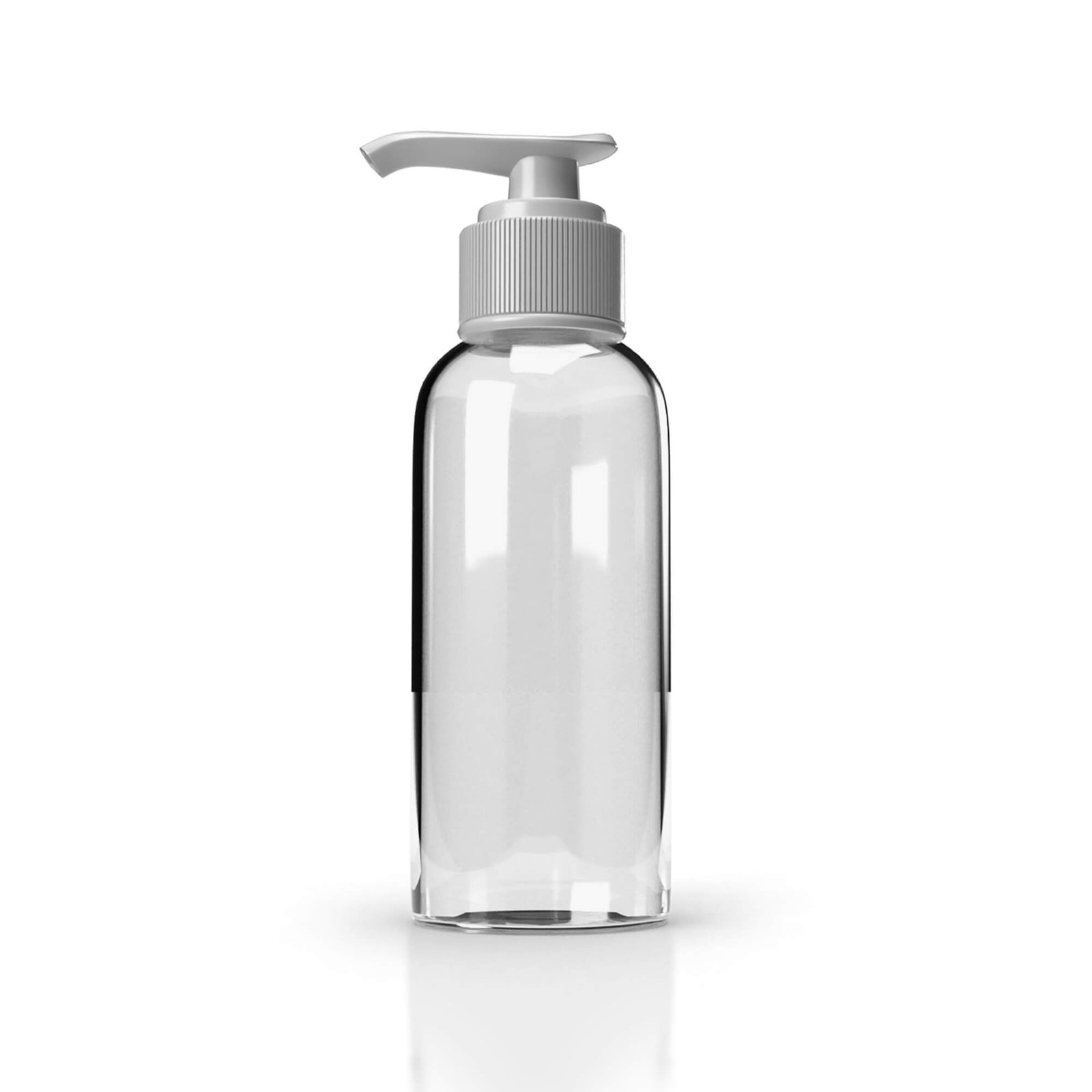 Blank Free Transparent Spray Bottle Mockup PSD Template