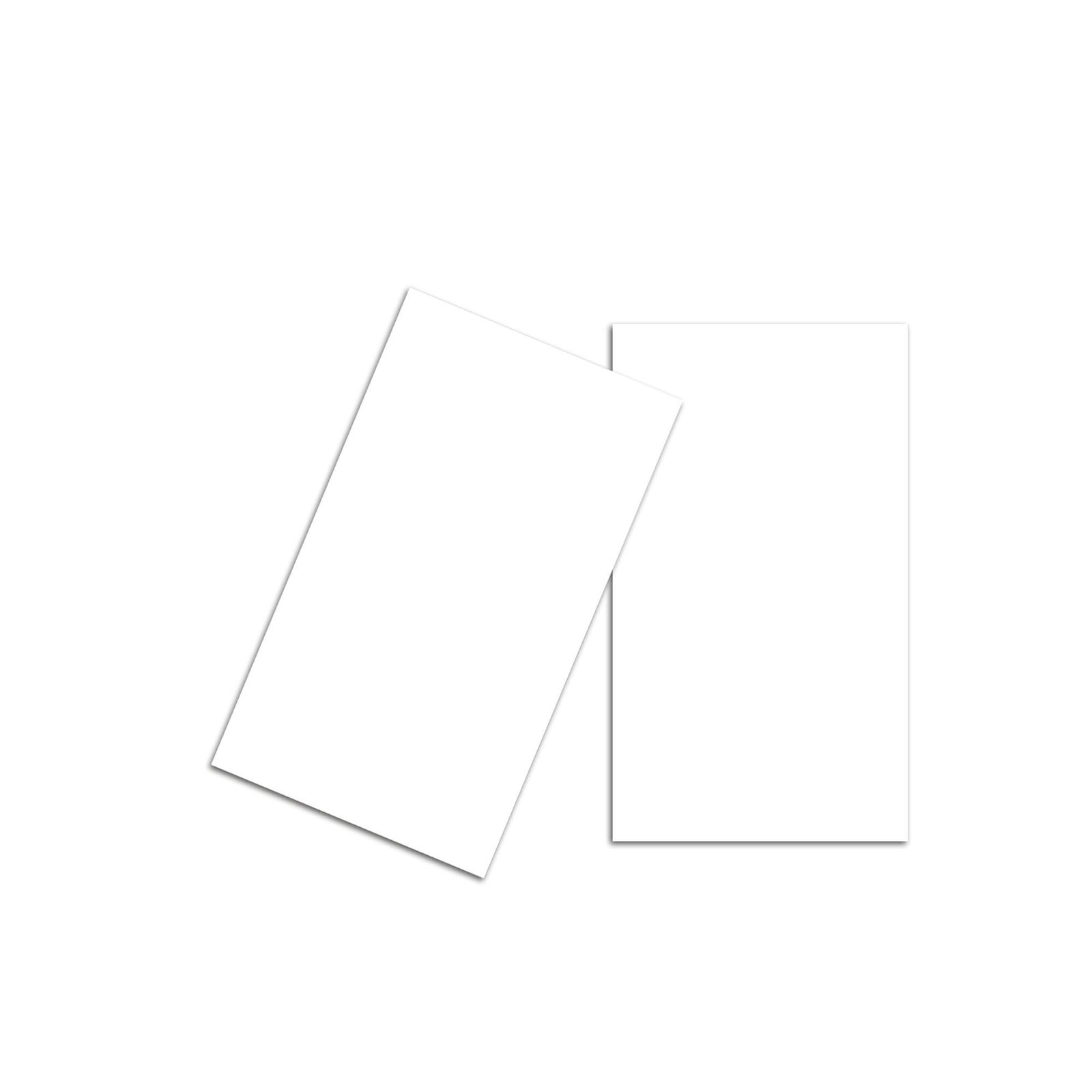 Blank Free Vertical Card Mockup PSD Template
