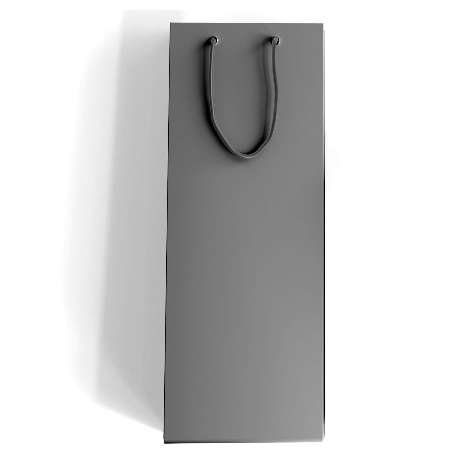 Blank Free Wine Cardboard Bag Mockup PSD Template (1)