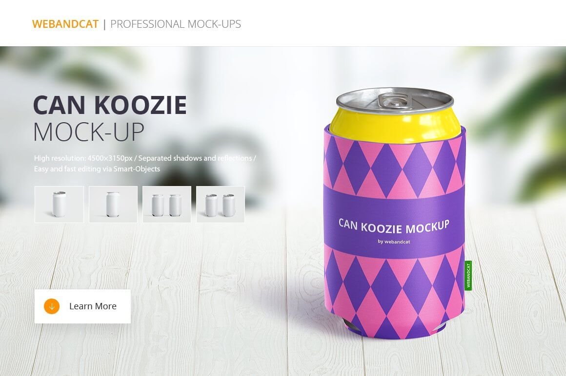 Can Koozie Mock-up