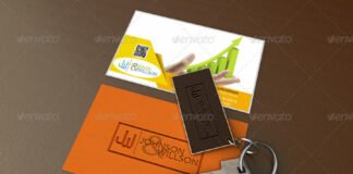 Cards & Key Chain Mock-up