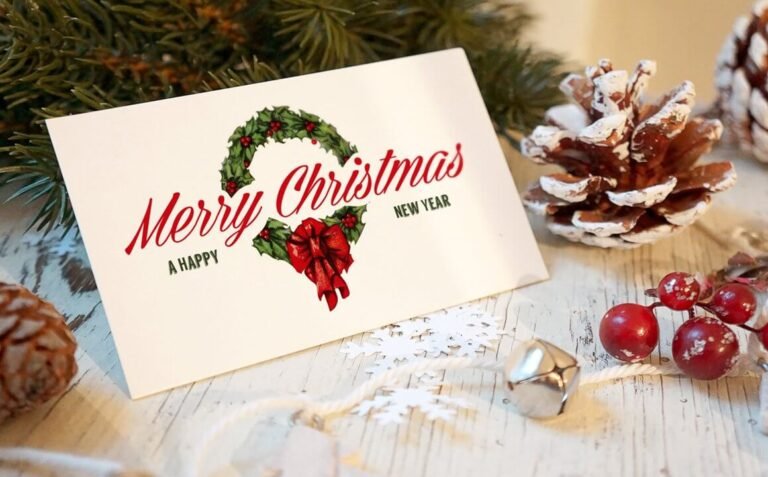 27+ Beautiful Christmas Card Mockup PSD Templates
