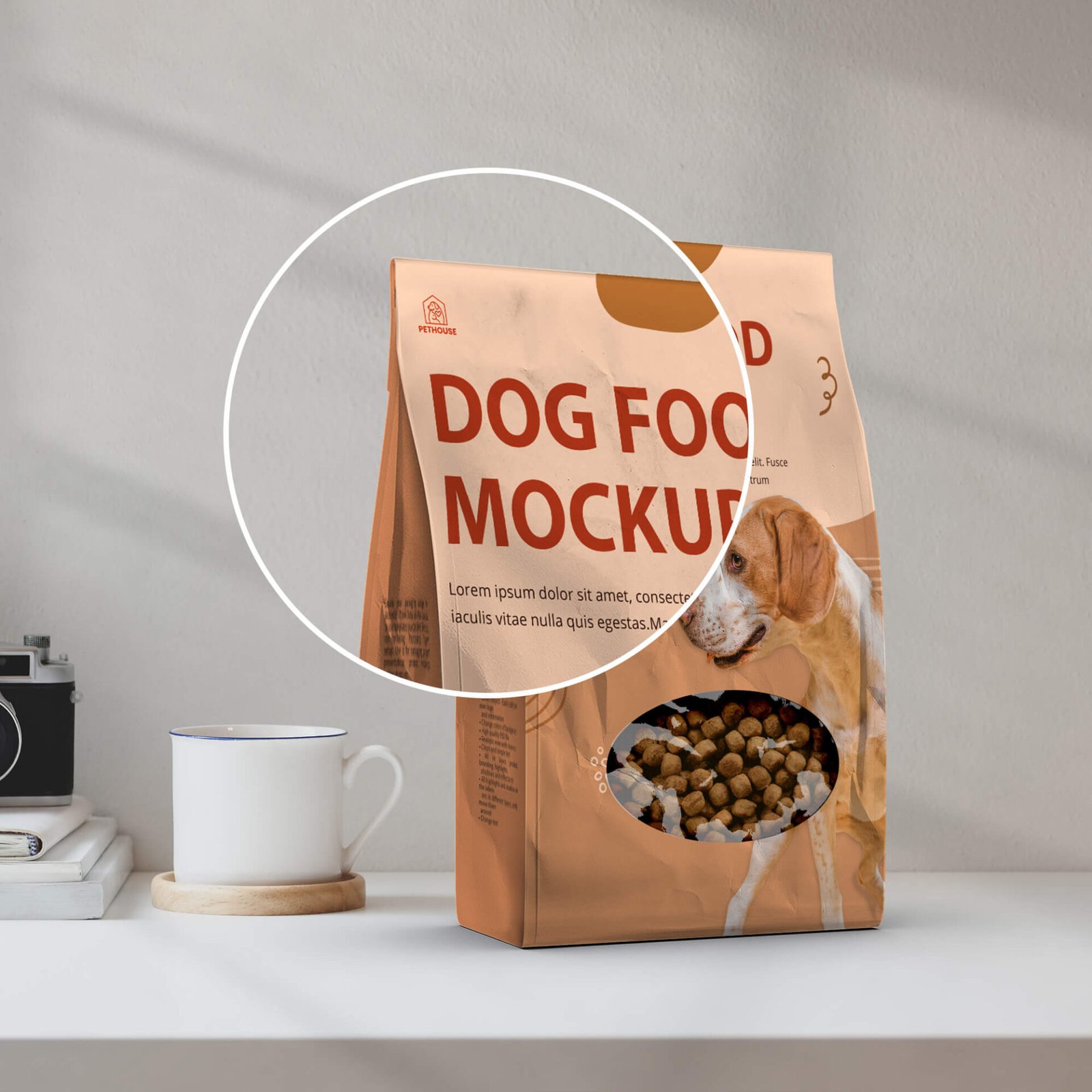 Download Free Dog Food Mockup PSD Template...