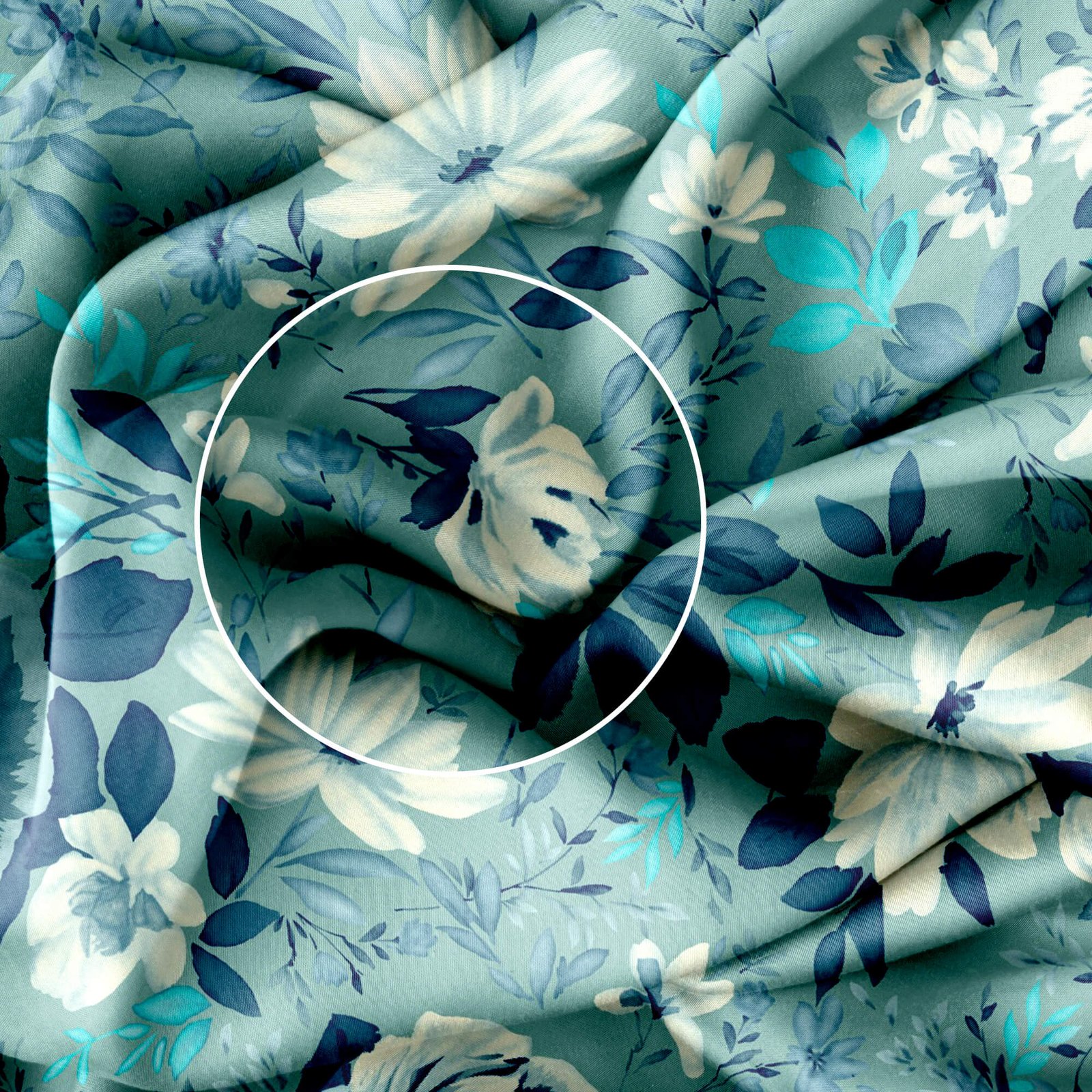 Close Up Of a Free Fabric Pattern Mockup PSD Template