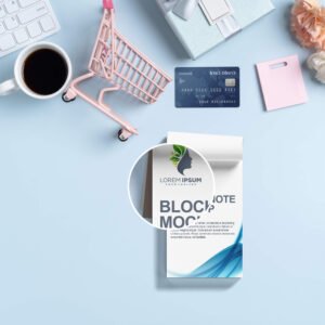 Free Block Note Mockup PSD Template - Mockup Den