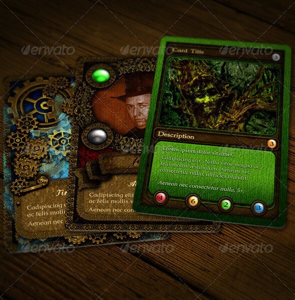Collectable Card Game Template Pack