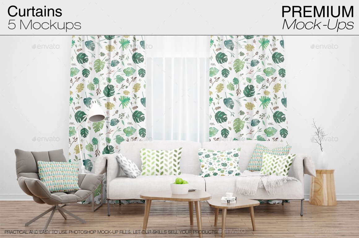 Curtains Mockup Pack