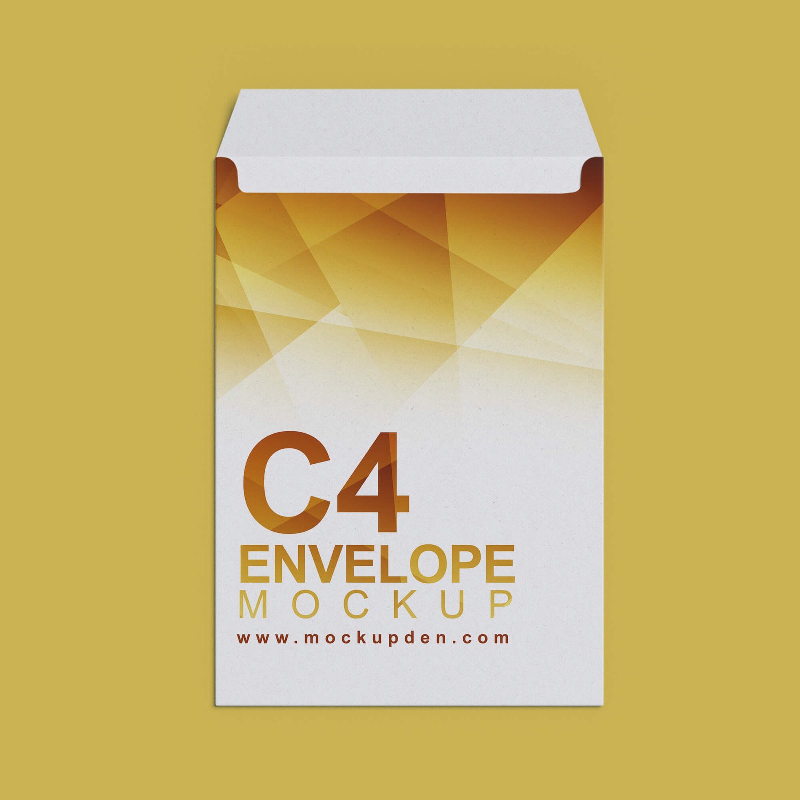 Design Free C4 Envelope Mockup PSD Template