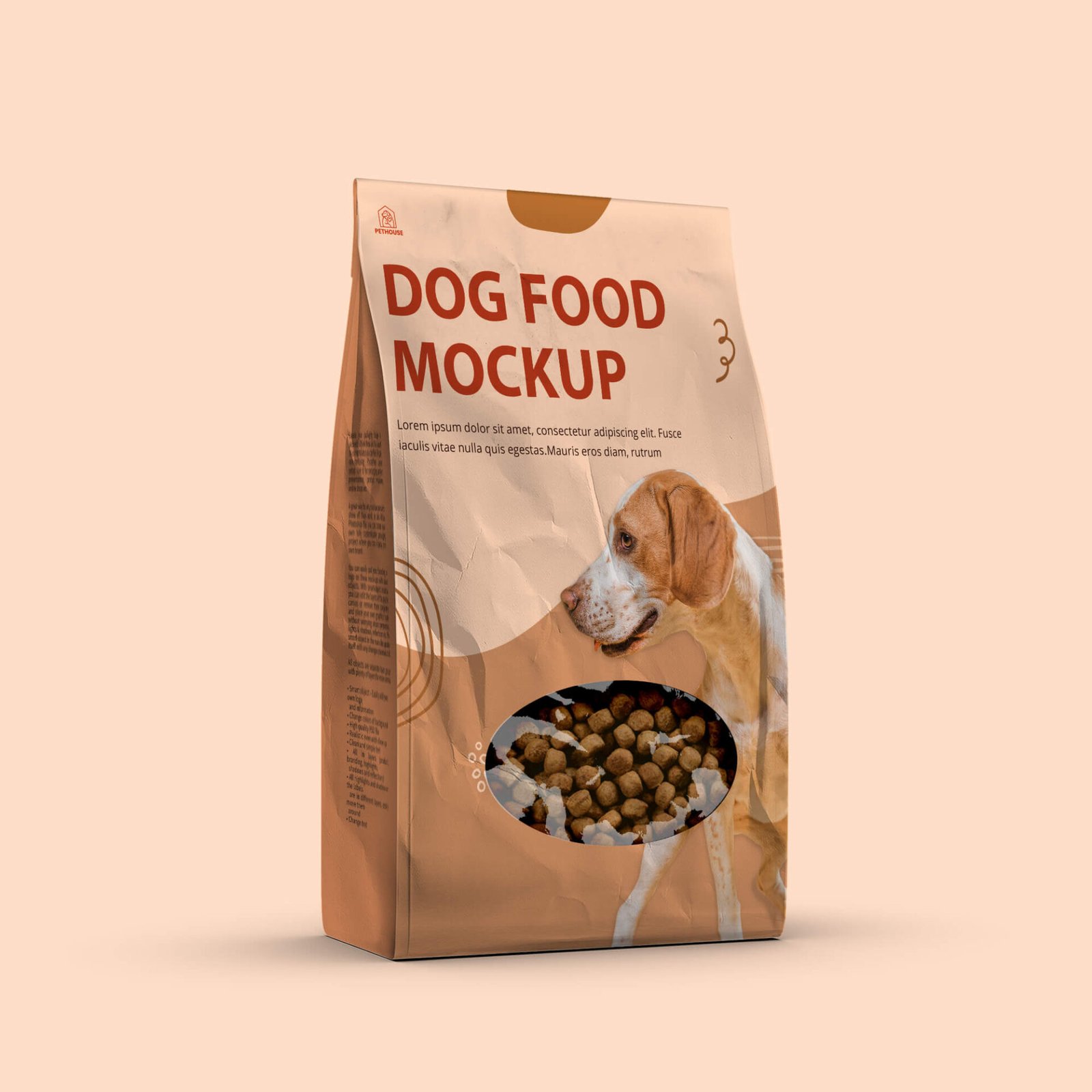 Free Dog Food Mockup PSD Template...