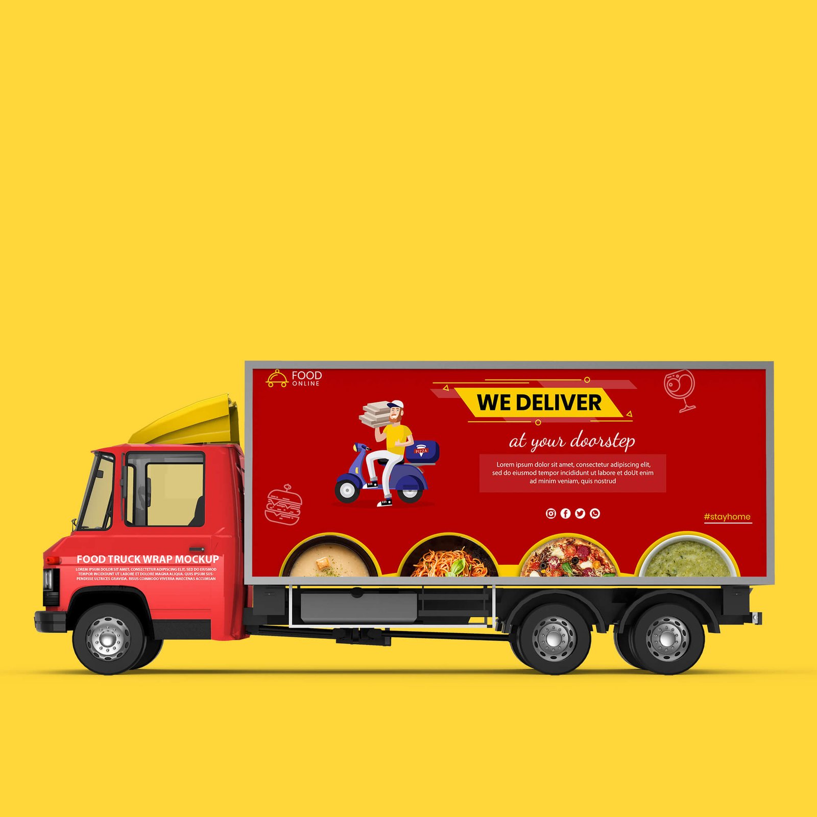 Food Truck Wrap Design Template