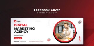 Digital Marketing Facebook Cover Template (2)
