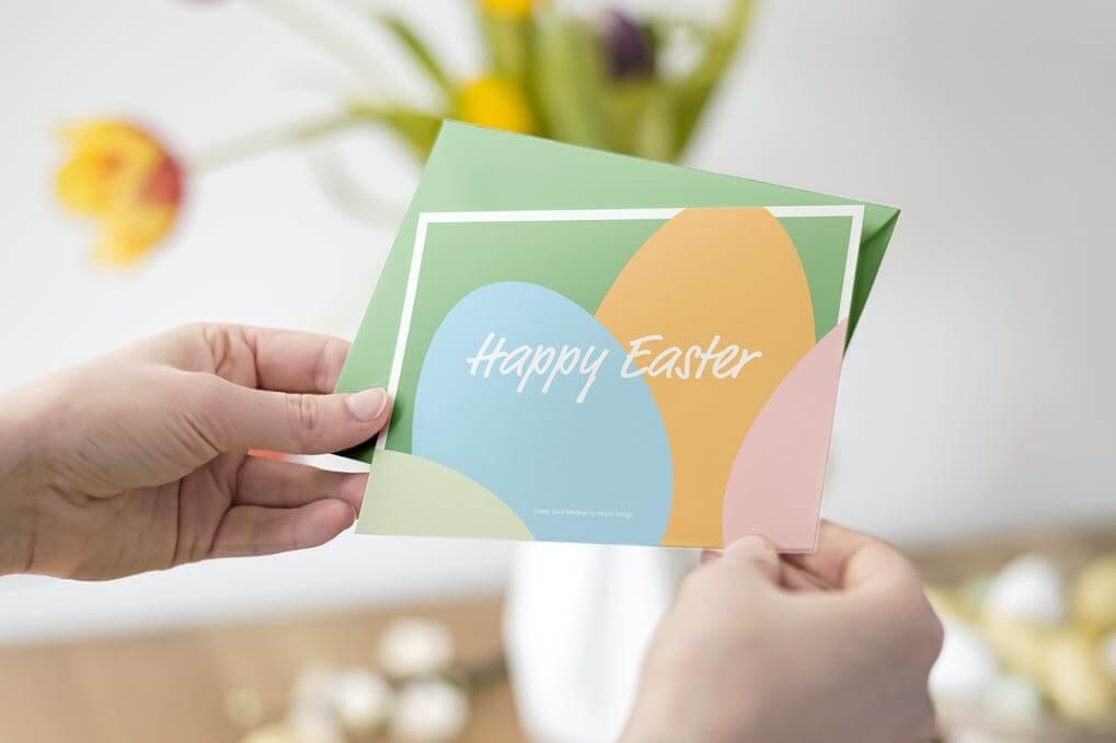 Easter Card Mockup