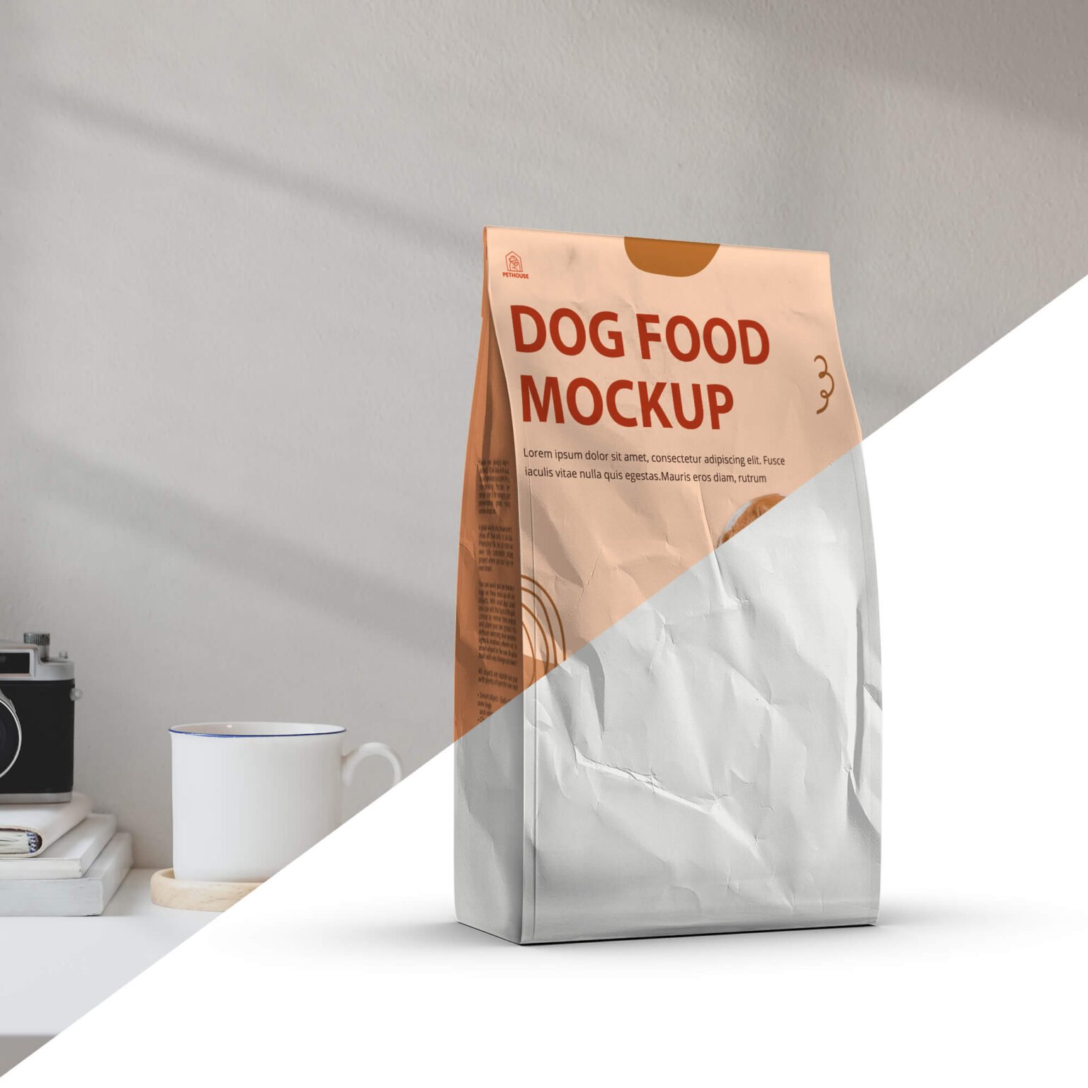 Free Dog Food Mockup PSD Template&hellip;
