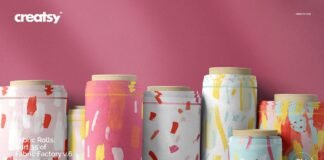 Fabric Rolls Mockup 35 FF v.6