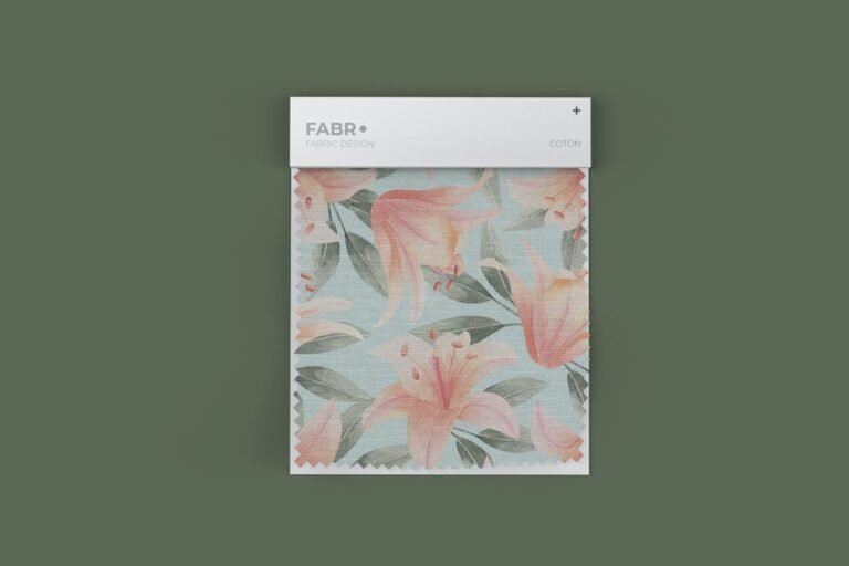 27+ Fantastic Fabric Swatches Mockup PSD Templates