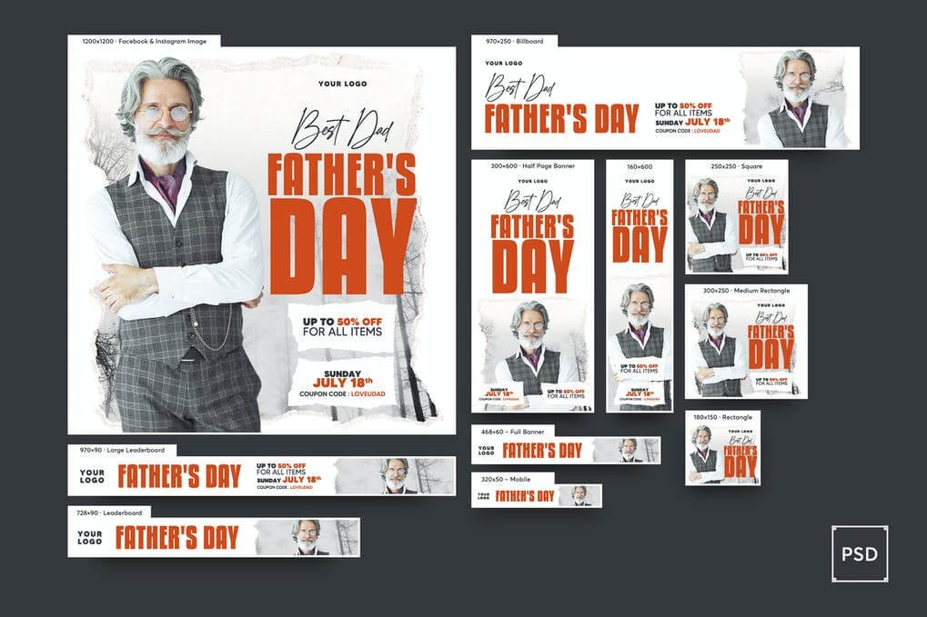 Father's Day Banners Ad