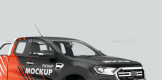 Ford Ranger Pickup Mockup