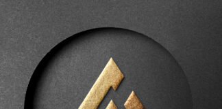 Free Black Gold Mockup PSD Template