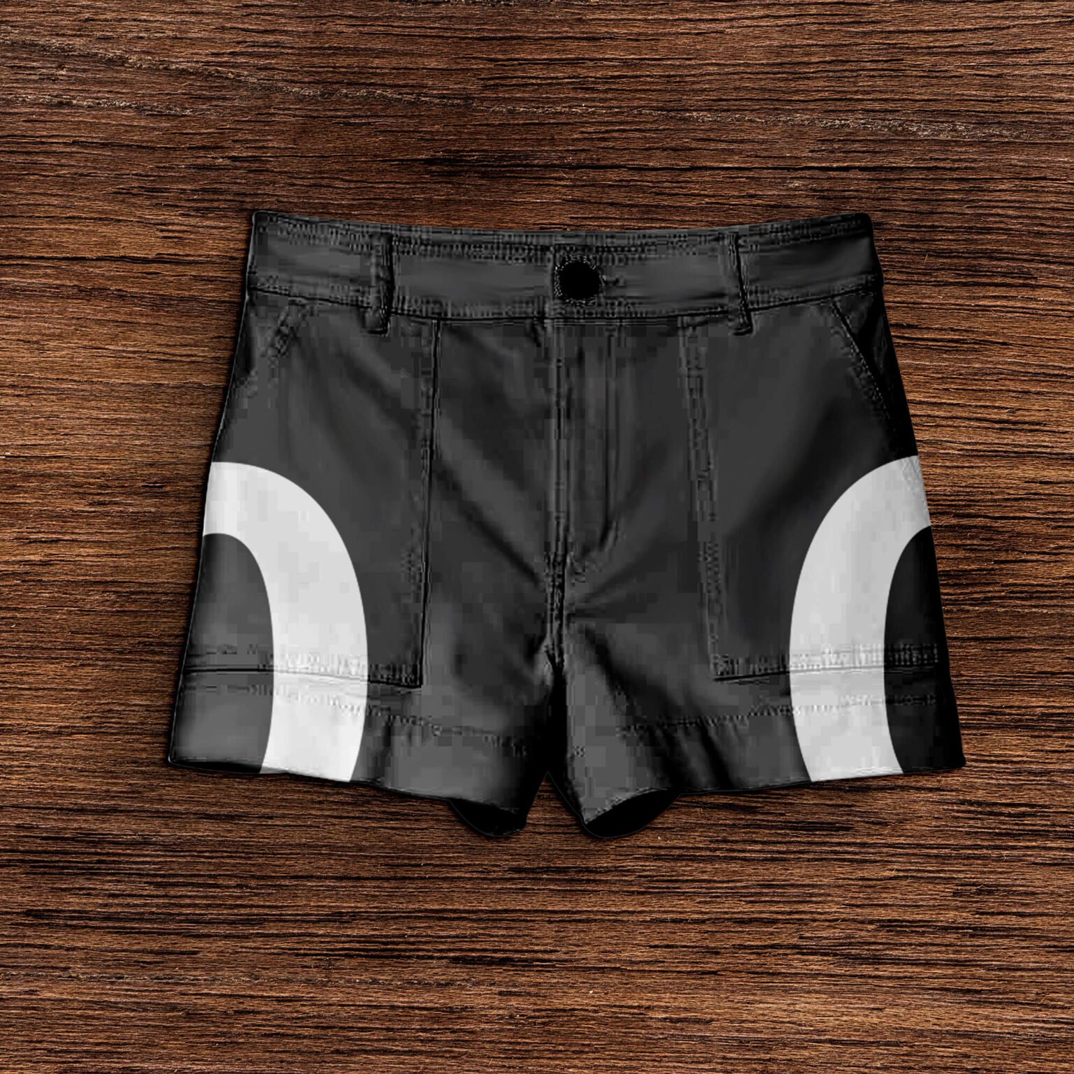 Free Black Shorts Mockup PSD