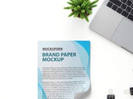 Free Brand Paper Mockup PSD Template