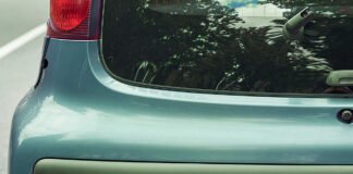 Free Bumper Sticker Mockup PSD Template