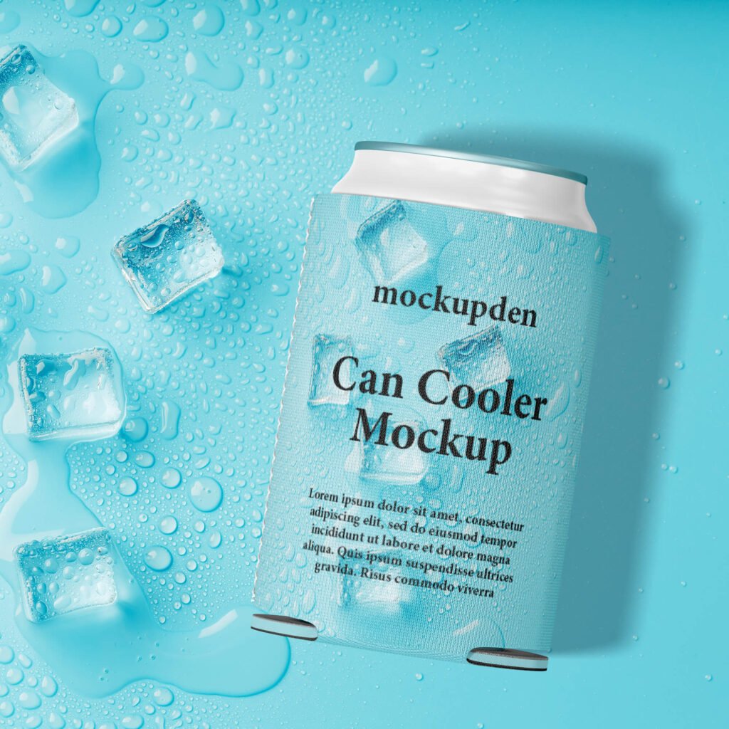 Download 19+ Best Can Cooler Mockup PSD Templates - Mockup Den