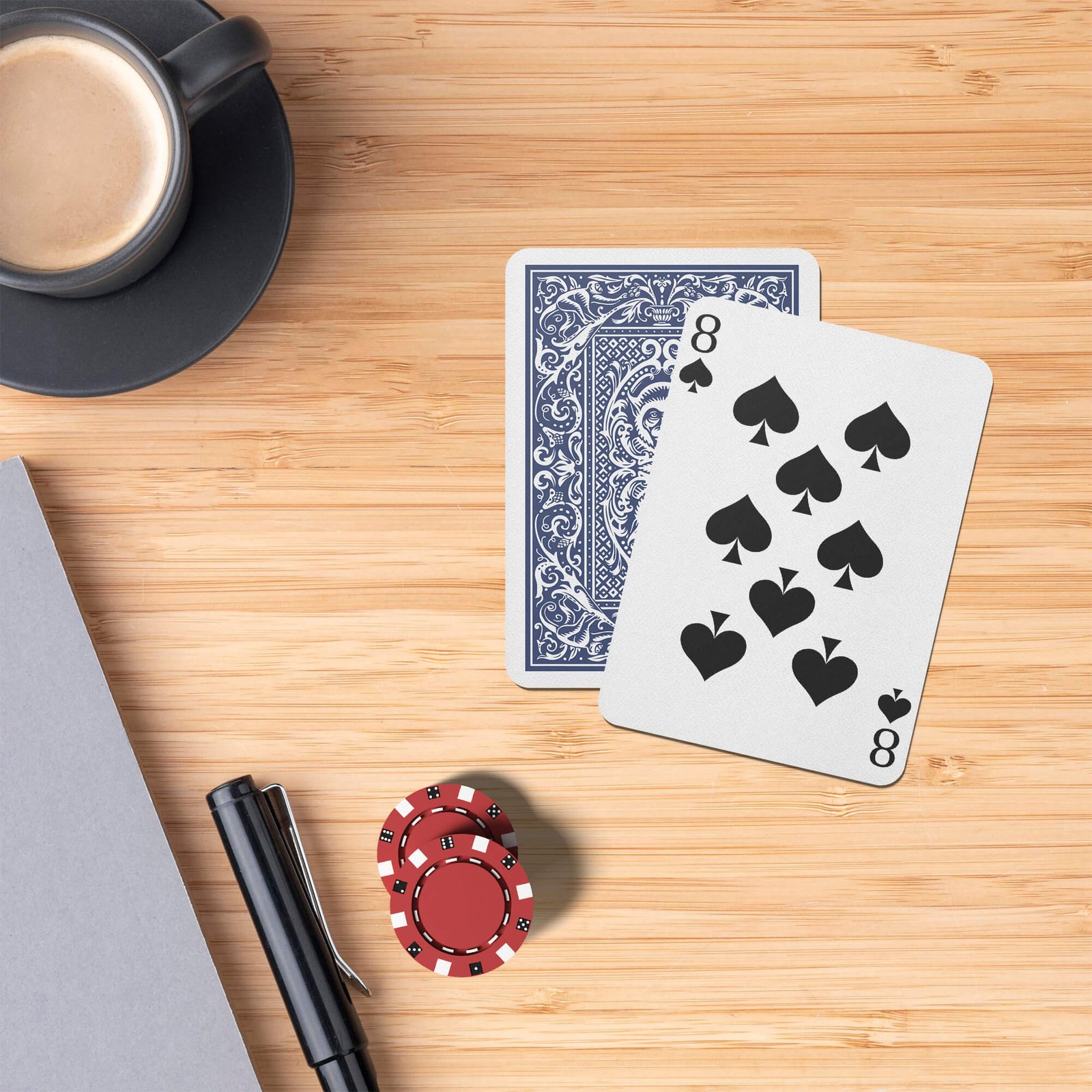 Free Card Game Mockup PSD Template