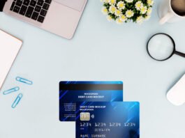 Free Debit Card Mockup PSD Template