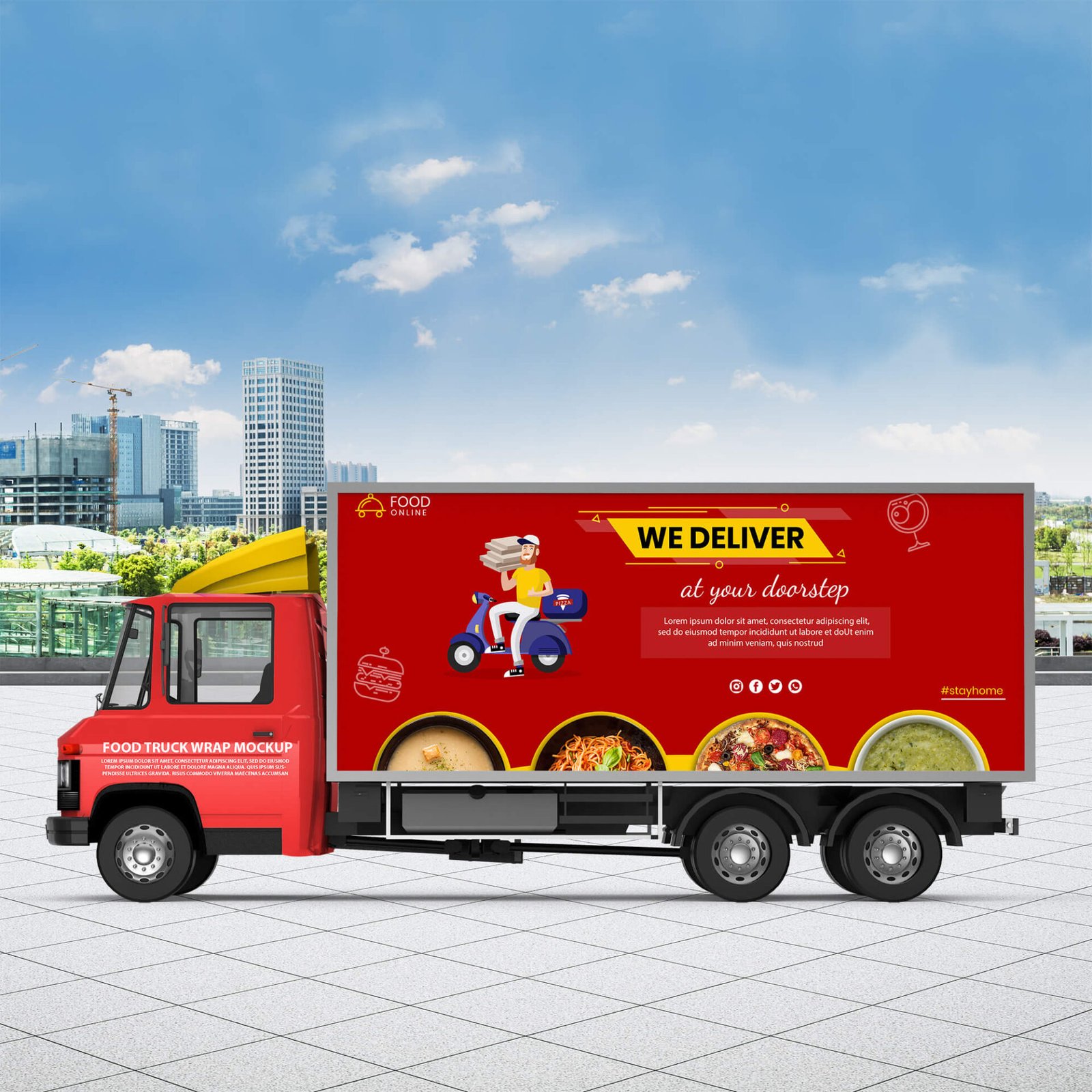 Food Truck Wrap Template