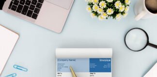 Free Invoice Book Mockup PSD Template