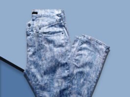 Free Jeans Pants Mockup PSD Template