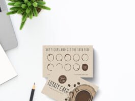 Free Loyalty Card Mockup PSD Template