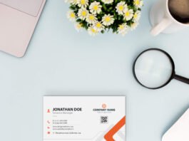 Free Personal Card Mockup PSD Template