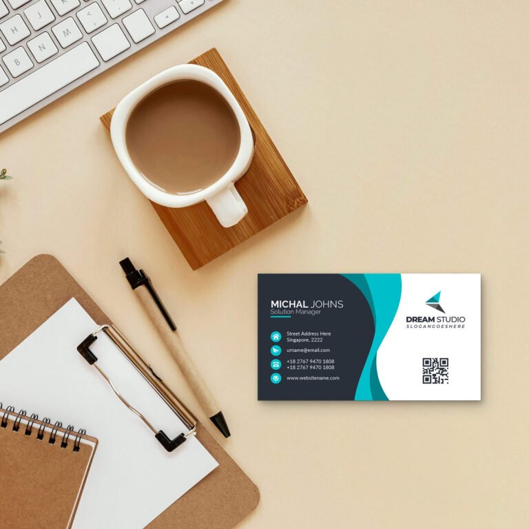 Free Personal Card Mockup PSD Template