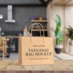 Free Takeaway Bag Mockup PSD Template