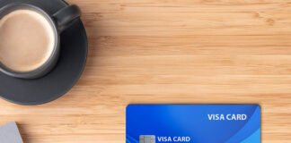 Free Visa Card Mockup PSD Template